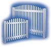 Arched top vinyl picket fence